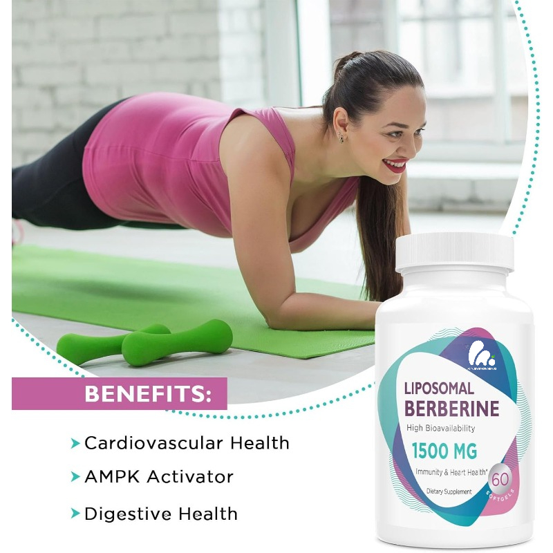 Berberine HCL Supplement 1500m - огляд і ціна Berberine Hcl Capsule