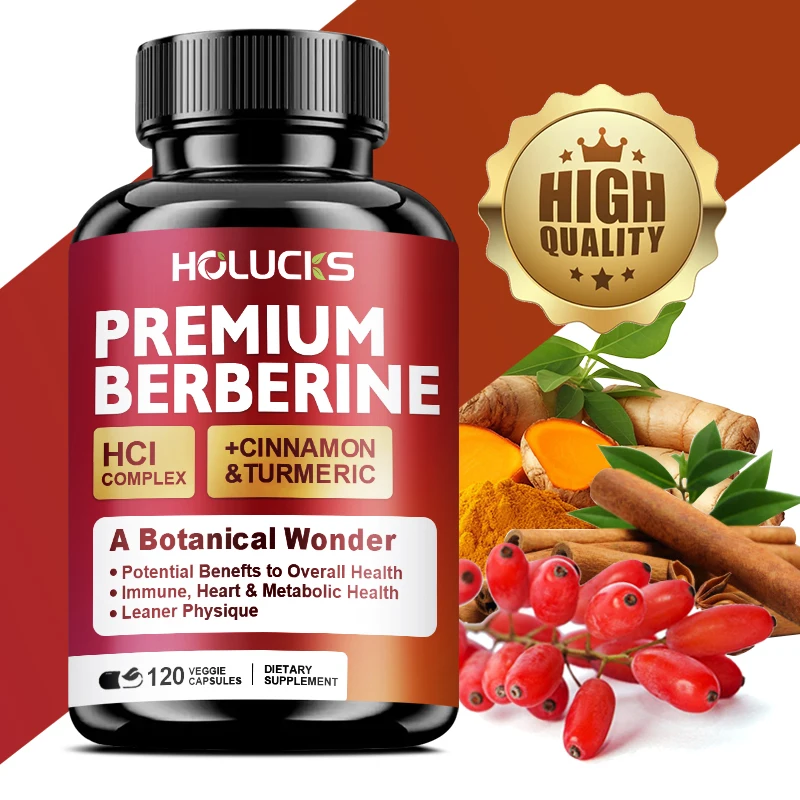 Holucks Premium Berberine HCl  - огляд і ціна Berberine Hcl Capsule
