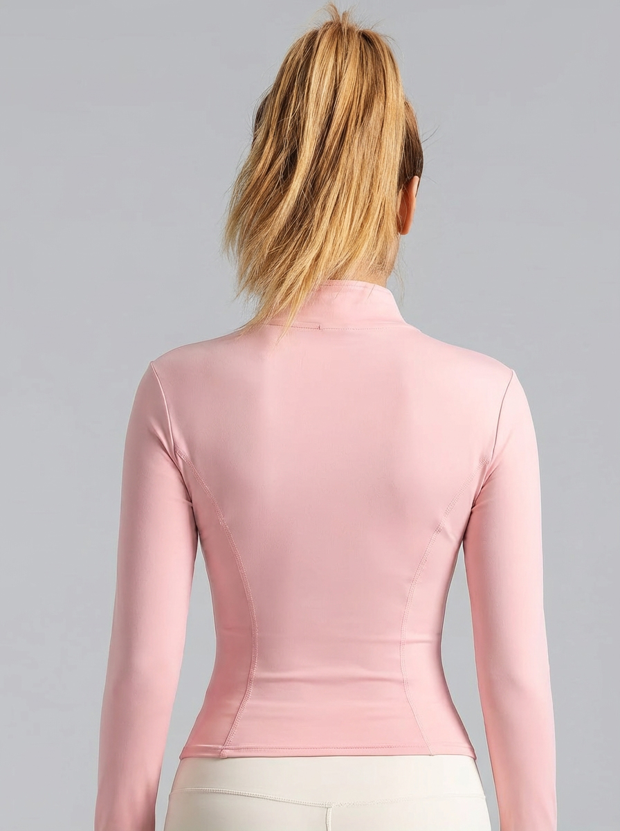 New Women Light Pink Yoga Coat - огляд і ціна Fitness & Nutrition Lab Zapopan