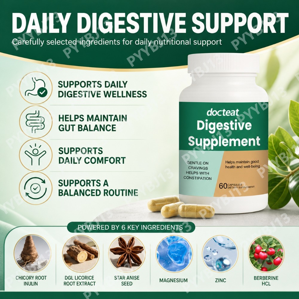 Docteat Digestive Support Caps - огляд і ціна Berberine Hcl Capsule