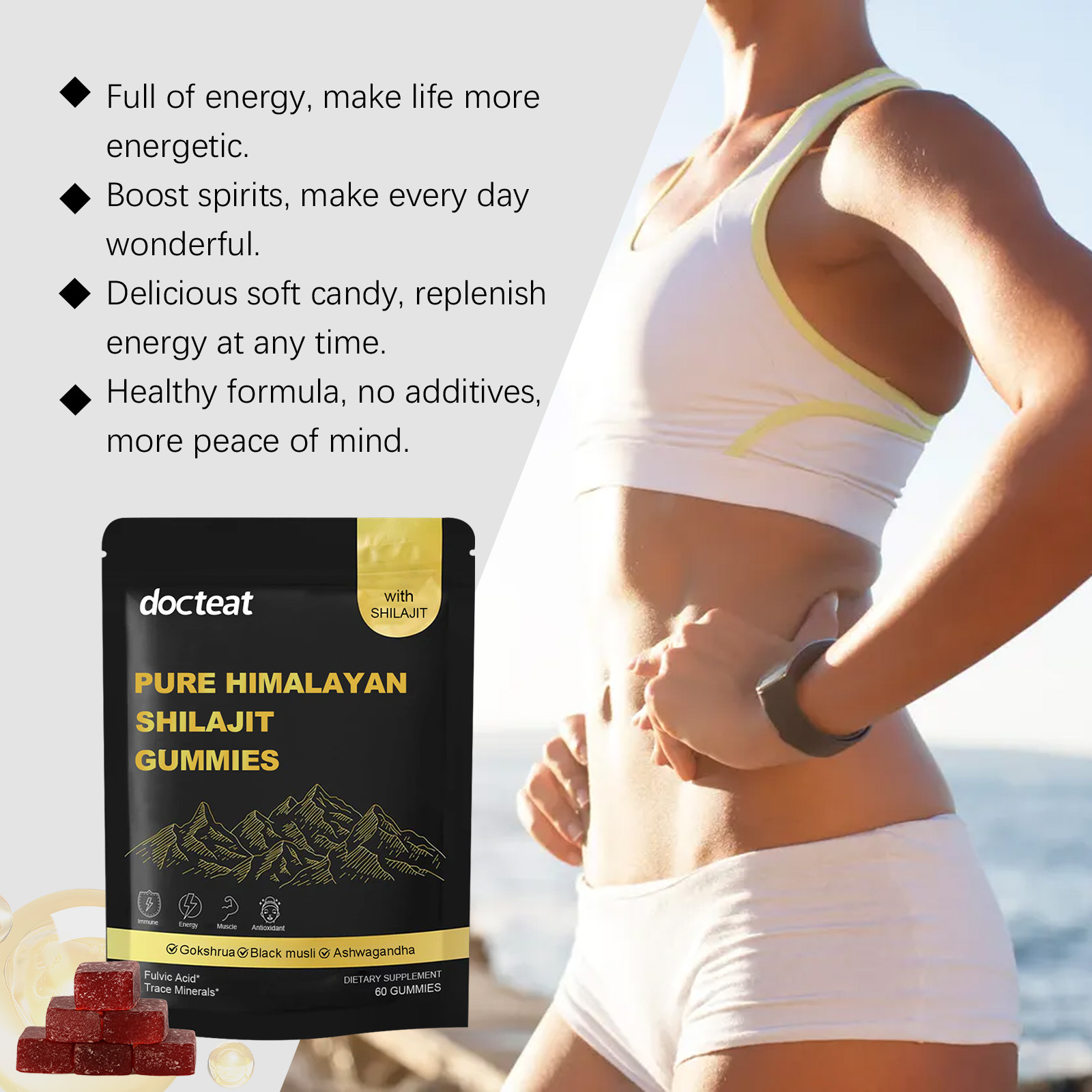 Shilajit Gummies High Potency  - огляд і ціна Shilajit Resin Pure