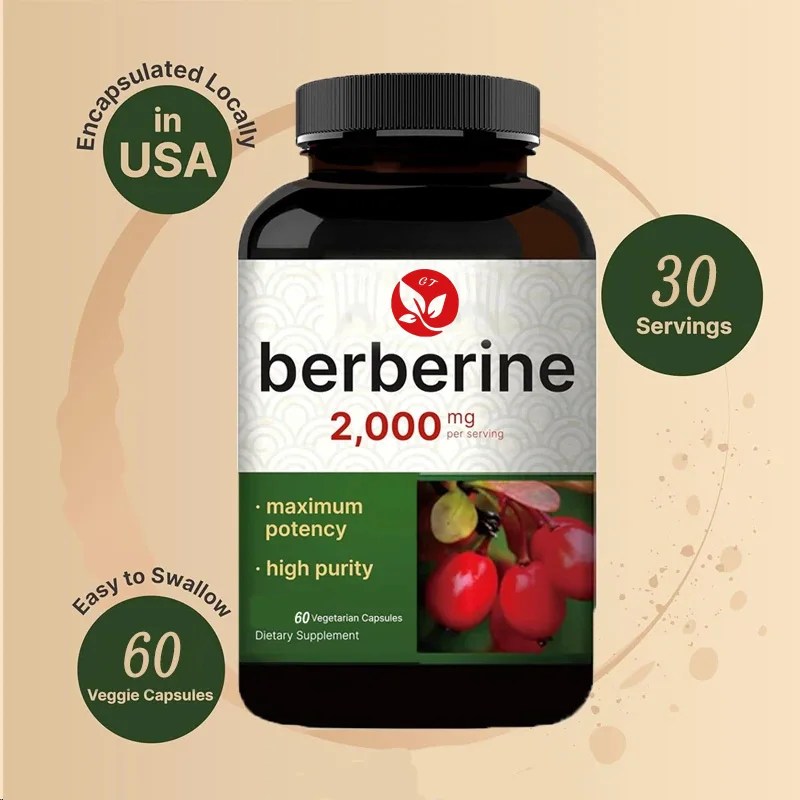 Berberine Supplement  60 Veget - огляд і ціна Berberine Hcl Capsule