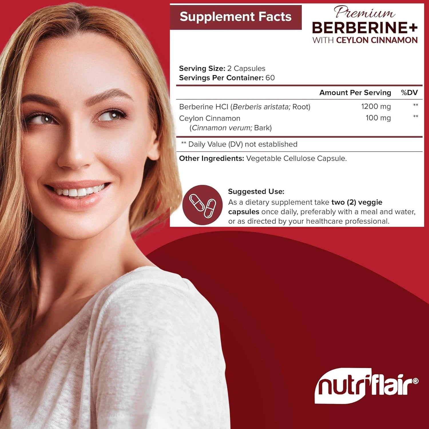 Premium Berberine HCL - Suppor - огляд і ціна Berberine Hcl Capsule