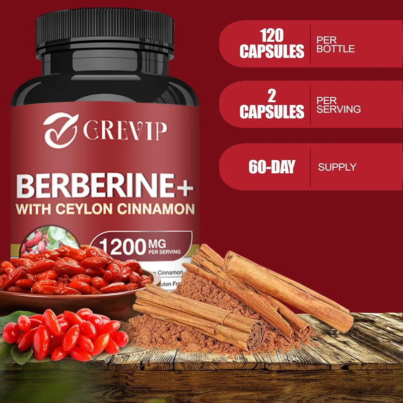 Premium Berberine HCL 1200 Mg  - огляд і ціна Berberine Hcl Capsule