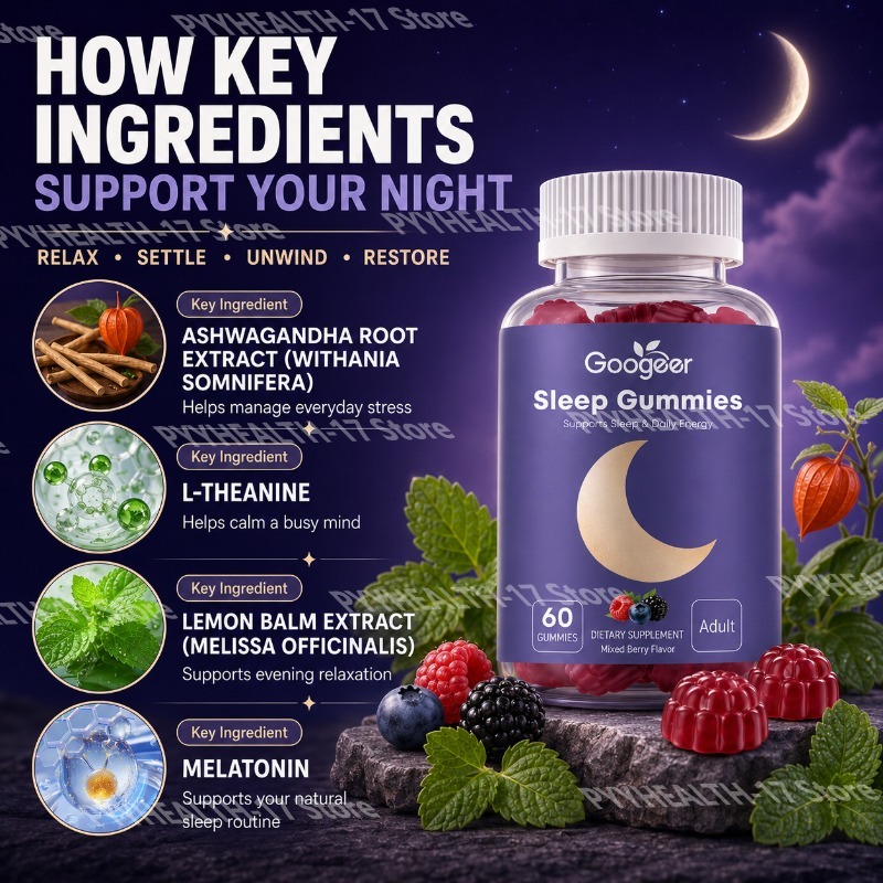 Googeer Sleep Gummies for Adul - огляд і ціна Melatonin Sleep Gummy
