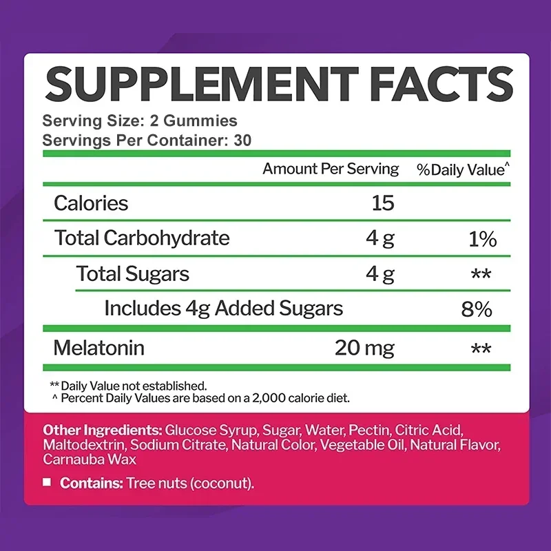 Melatonin Gummies - Enhances I - огляд і ціна Melatonin Sleep Gummy