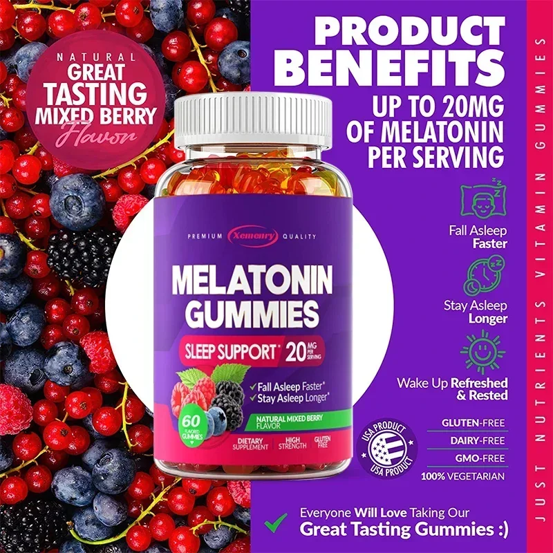 Melatonin Gummies - Enhances I - огляд і ціна Melatonin Sleep Gummy
